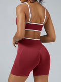 Cherry Red Seamless Shorts