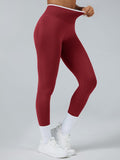 Cherry Red Seamless Leggings